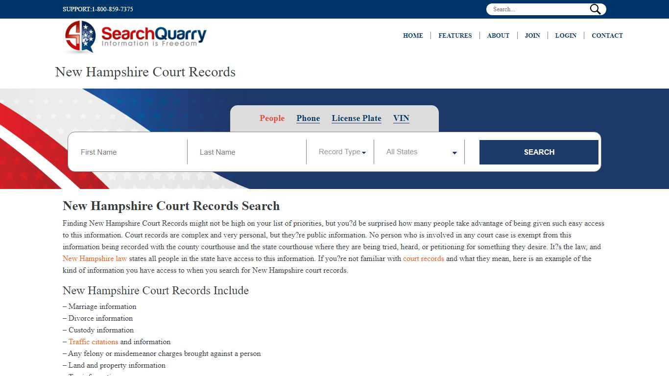 Free New Hampshire Court Records | Enter a Name to View ...